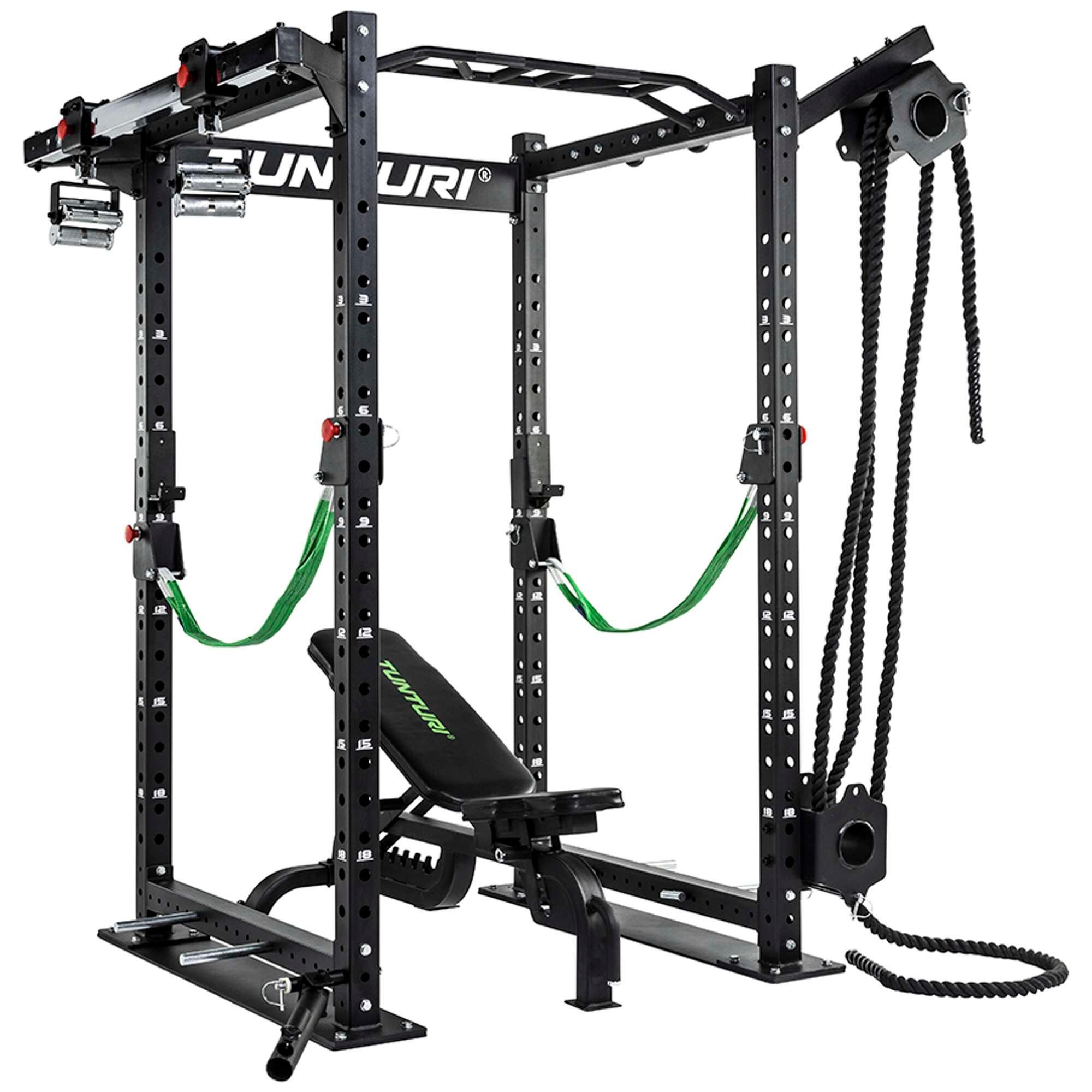 Тренажеры m. Силовая стойка Tunturi wt60 Cross Fit Rack. Силовая рама с турником. Детали для тренажеров.