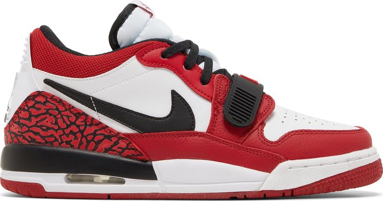 

Кроссовки Jordan Legacy 312 Low GS Chicago Red, белый