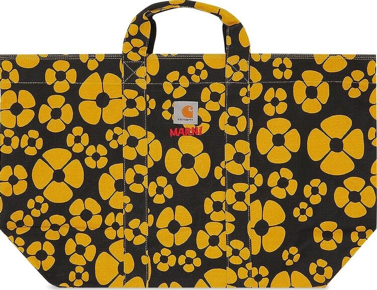 

Сумка Marni x Carhartt WIP Tote Bag Black/Sun, черный