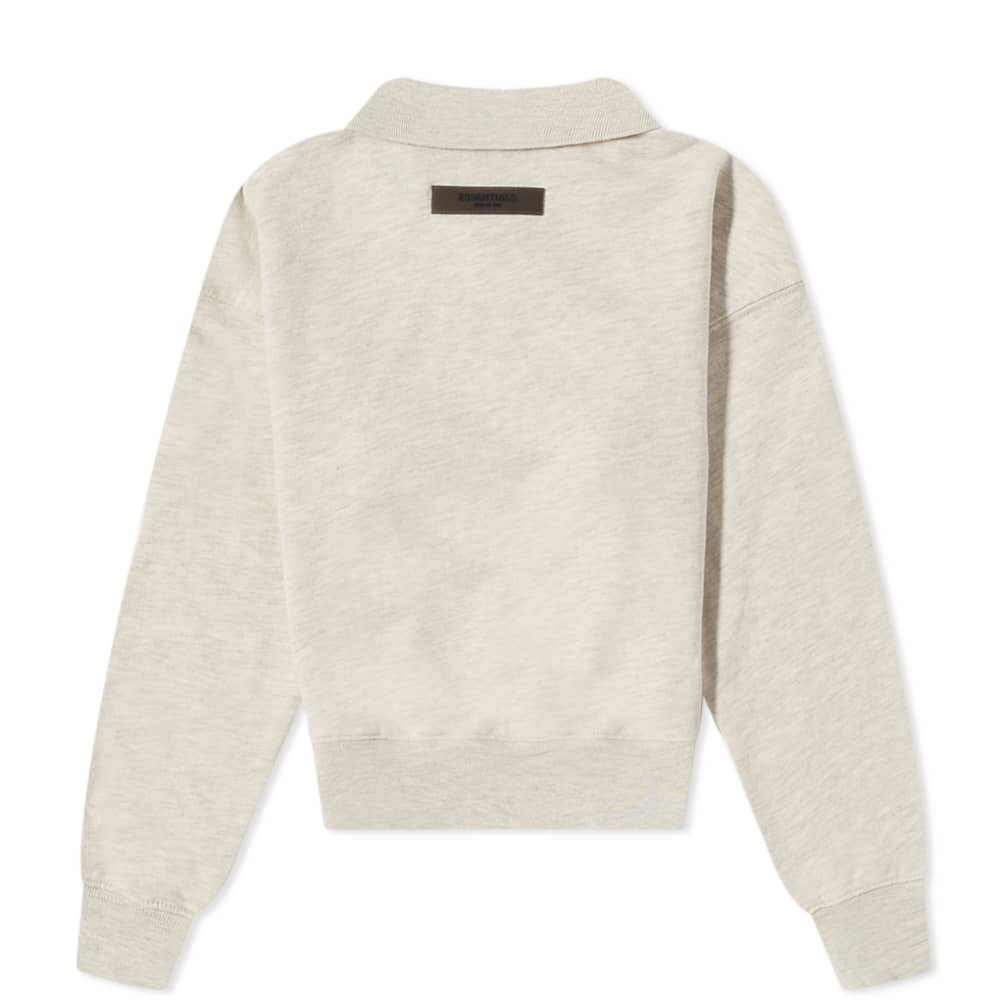 

Футболка FEAR OF GOD ESSENTIALS Kids Logo Long Sleeve Polo