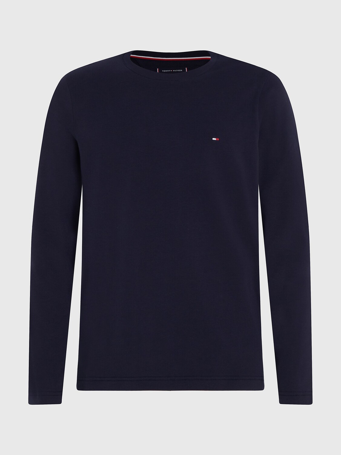 

Лонгслив Tommy Hilfiger Big And Tall Stretch Cotton, темно-синий