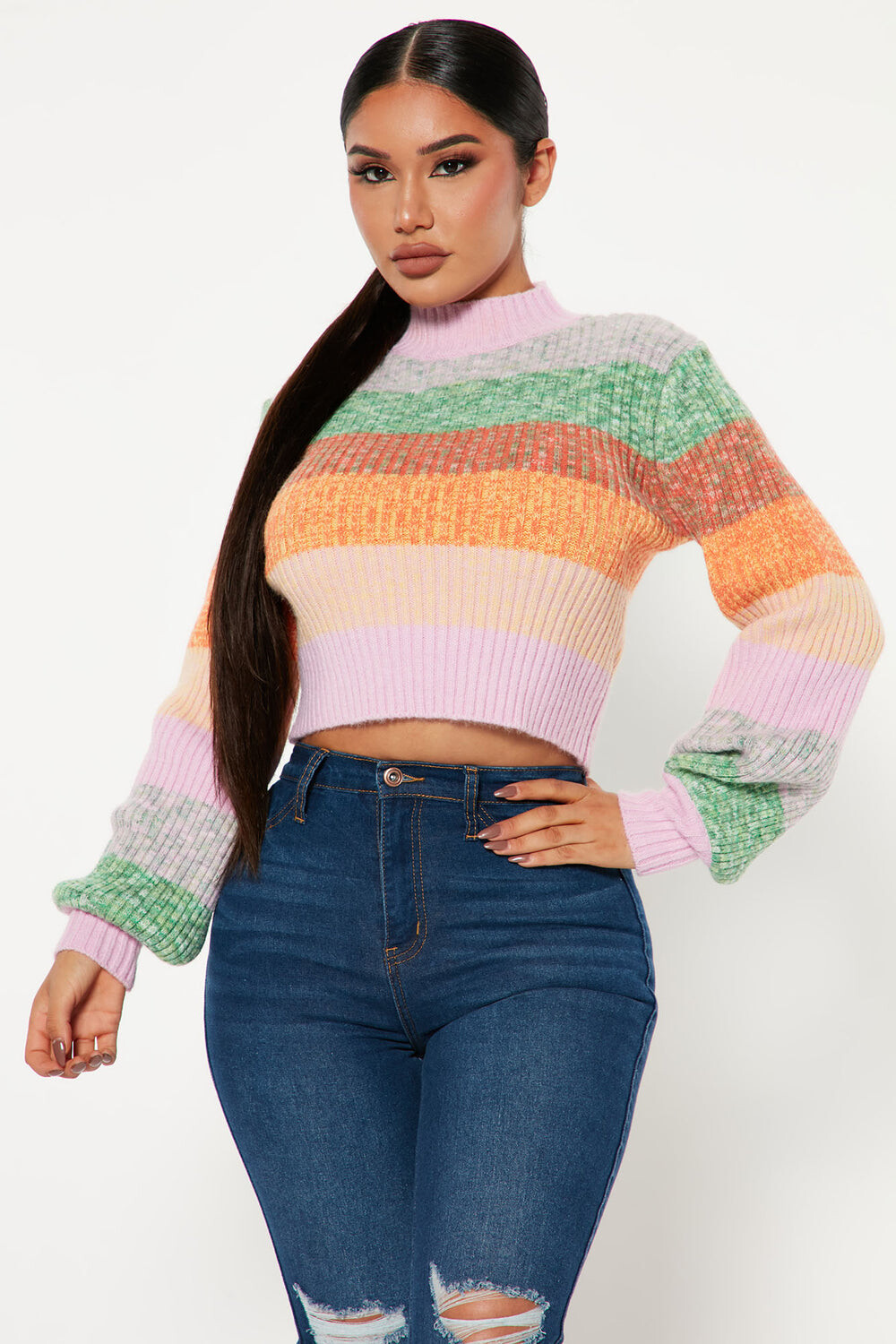 

Свитер Fashion Nova ST318A, разноцветный