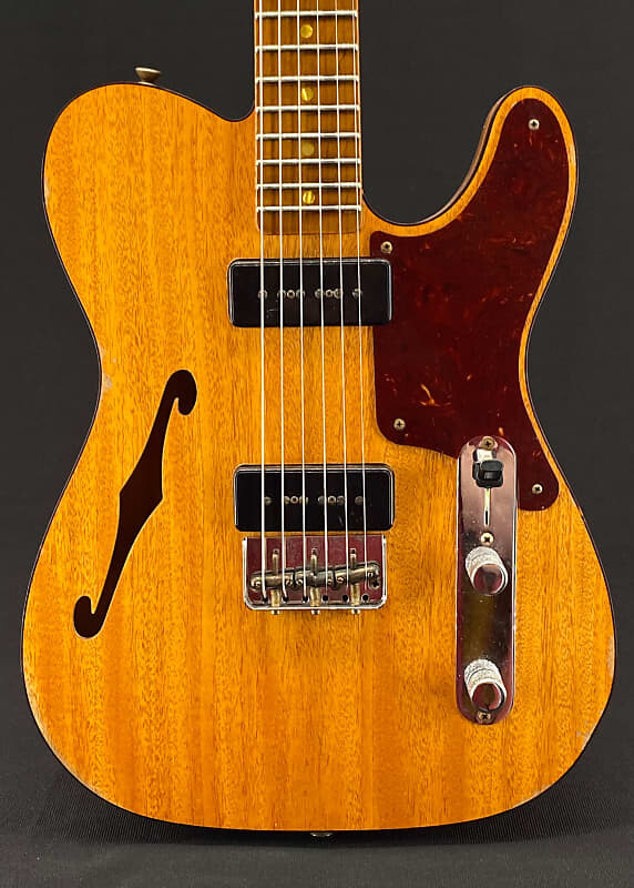 

Fender Custom Shop Limited Edition Dual P90 Thinline Tele Relic в цвете Natural Custom Shop Limited Edition Dual P90 Tele Thinline