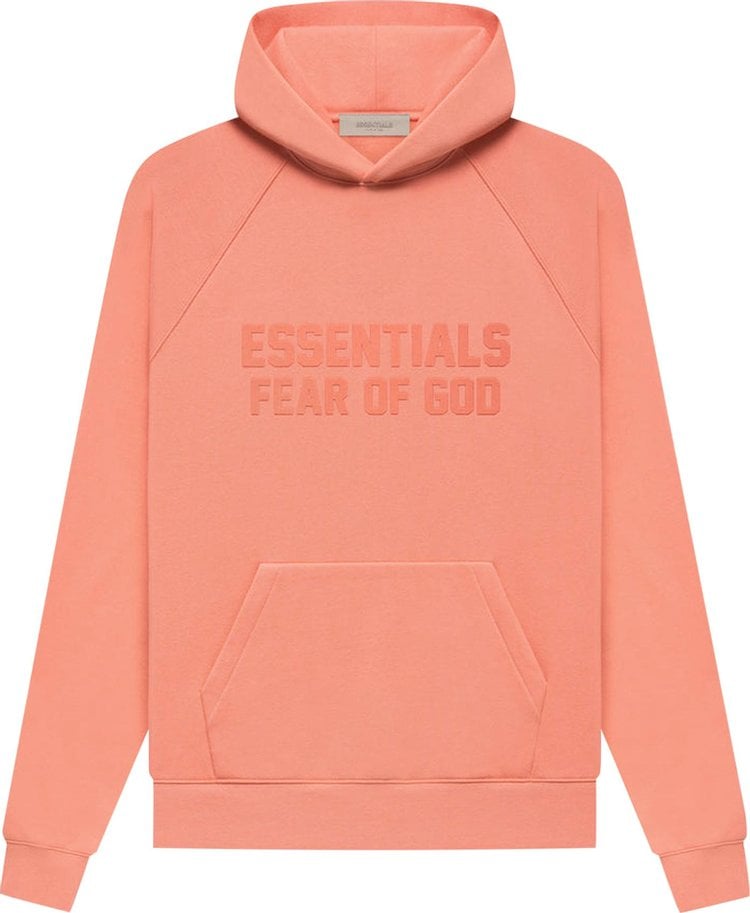 Худи Fear of God Essentials Hoodie 'Coral', оранжевый - фото