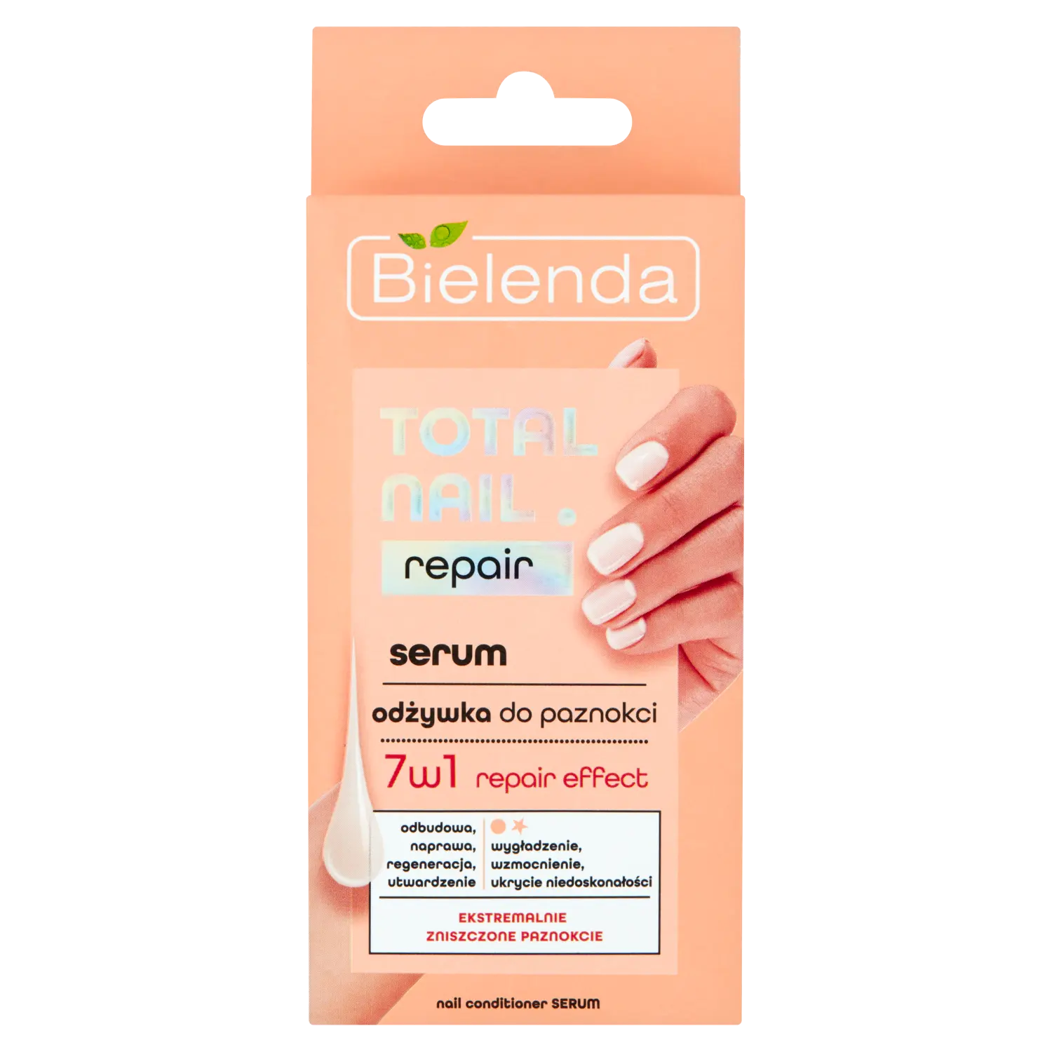 

Bielenda Total Nail Repair Serum 3w1 кондиционер для ногтей, 10 мл