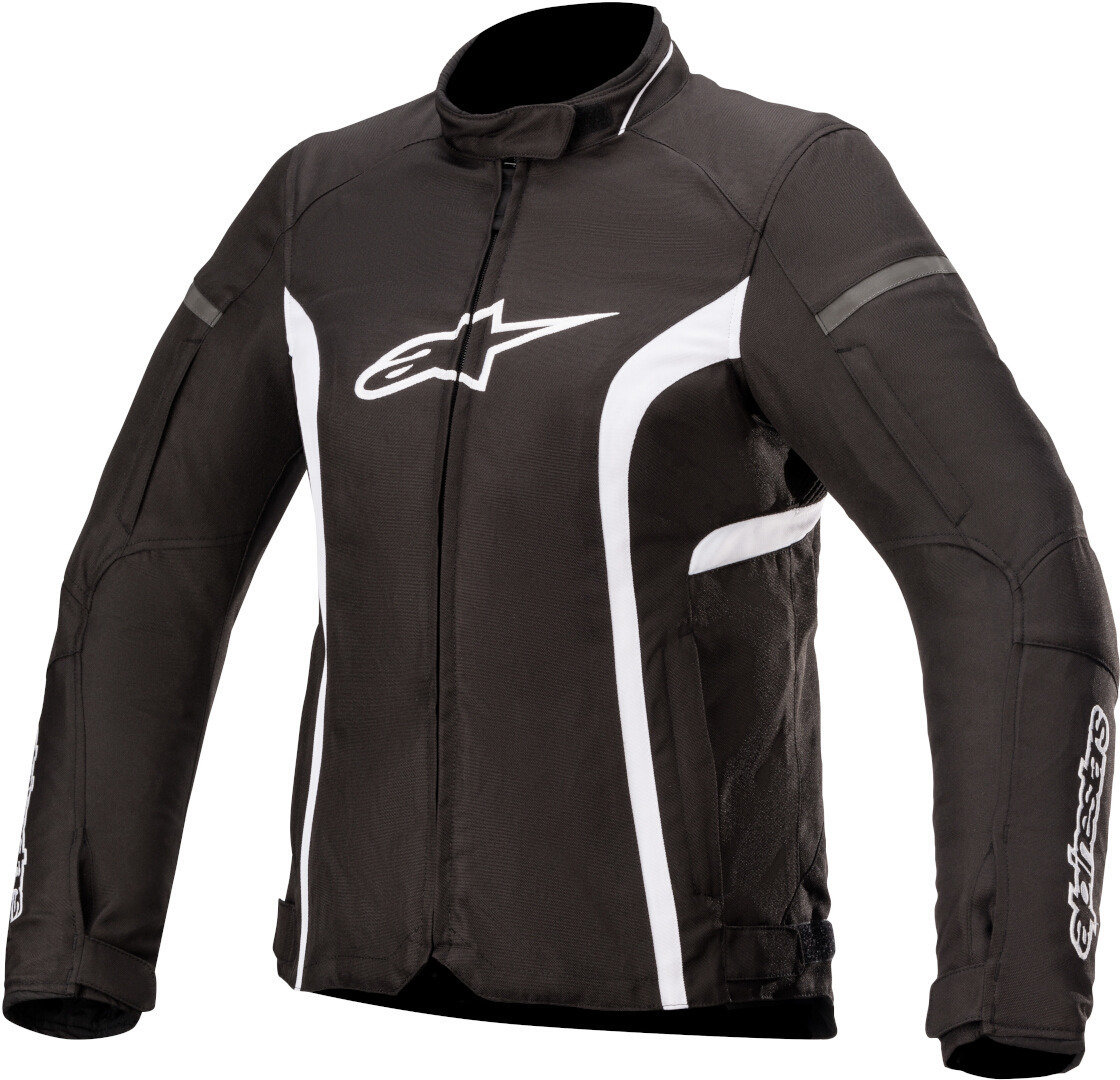 Водонепроницаемая женская мотоциклетная текстильная куртка Alpinestars Stella T-Kira V2, черный/белый водонепроницаемая женская мотоциклетная текстильная куртка alpinestars stella t kira v2 черный белый