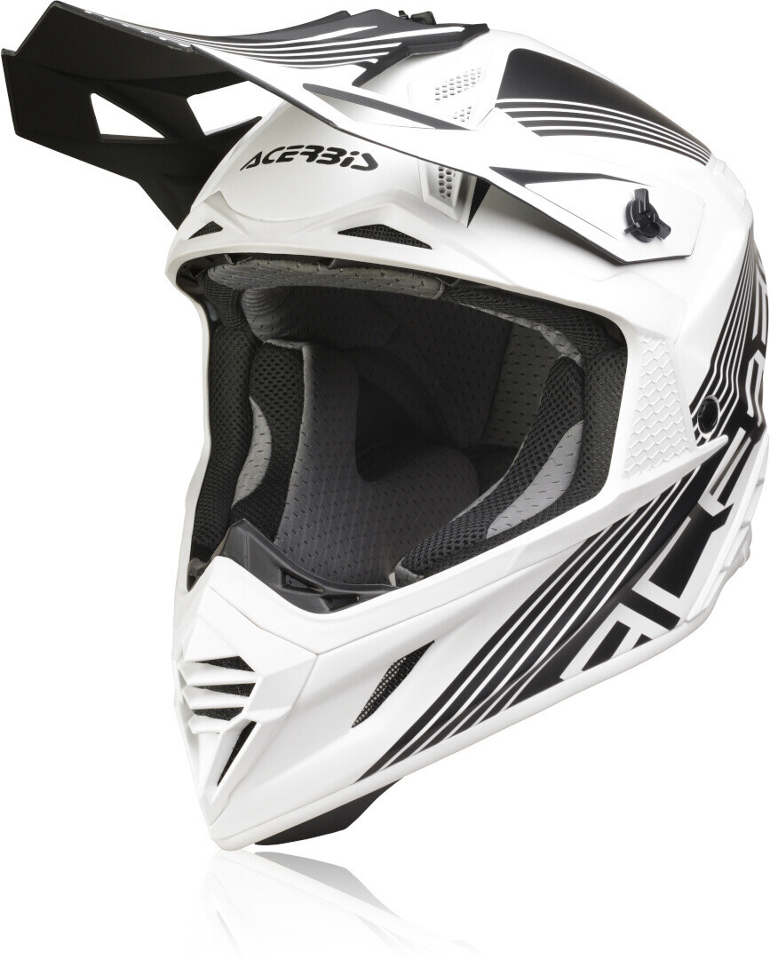 

Шлем Acerbis X-Track для мотокросса, черный/белый