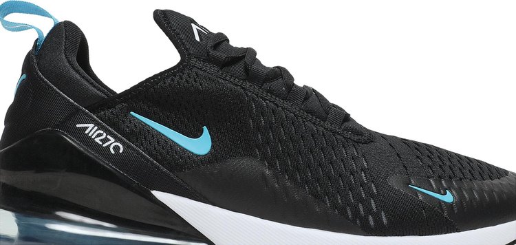 Nike Air Max 270 Black Light Blue Fury CDEK.Shopping