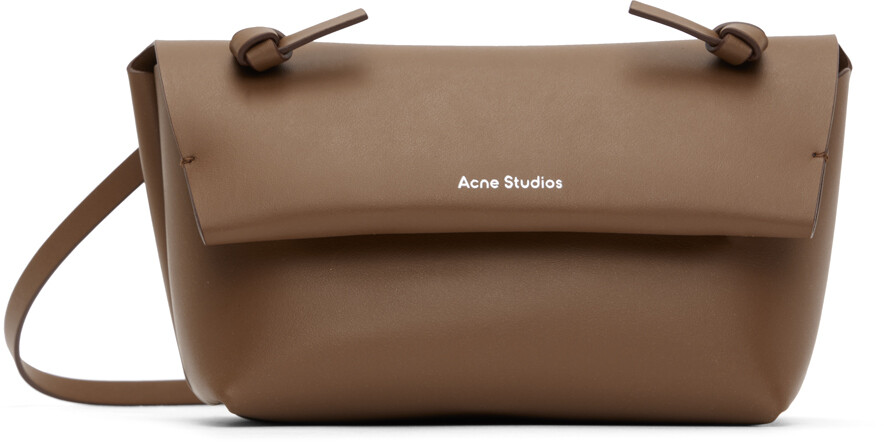 

Коричневая мини-сумка через плечо Acne Studios