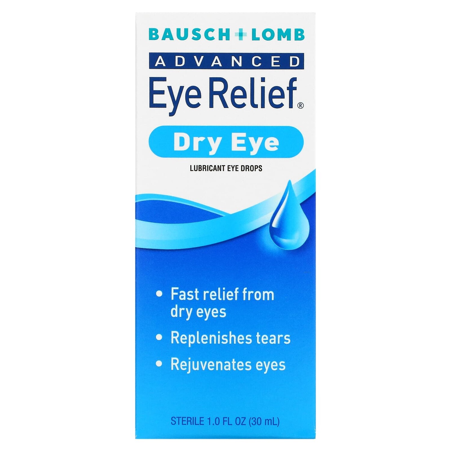 

Advanced Eye Relief, средство против сухости глаз, 30 мл (1,0 жидк. Унция) Bausch + Lomb