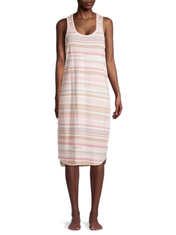 

Платье с принтом racerback lounge Splendid Pink