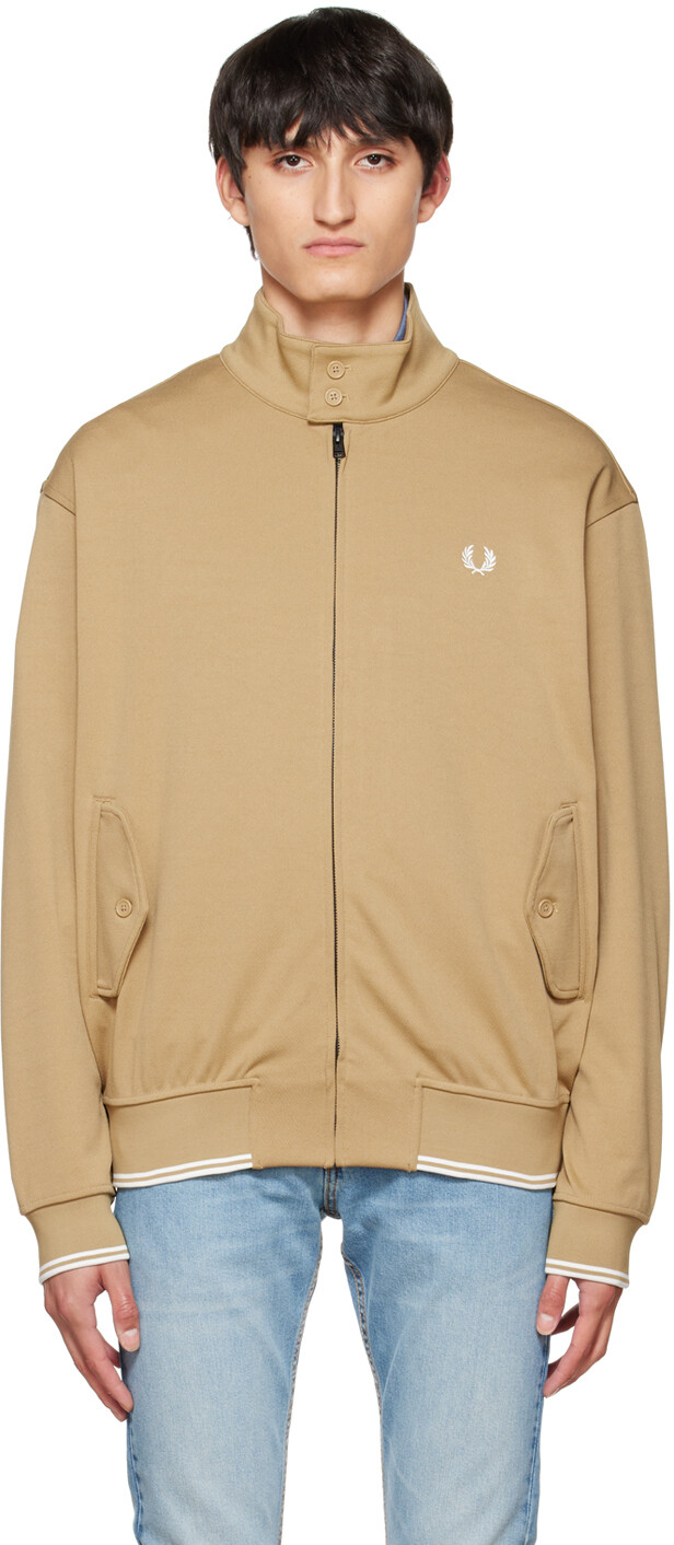 

Коричневая куртка харрингтон Fred Perry