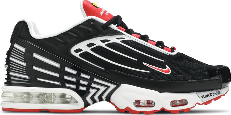 Air max plus white black red best sale