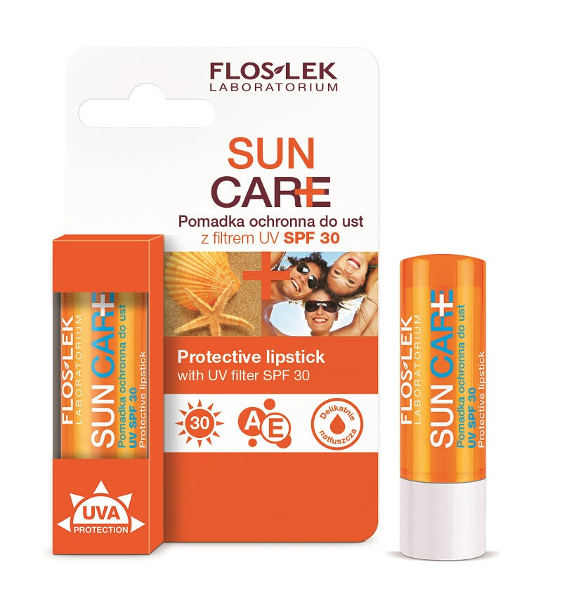 

Floslek Защитная губная помада Sun Care с фильтром SPF30