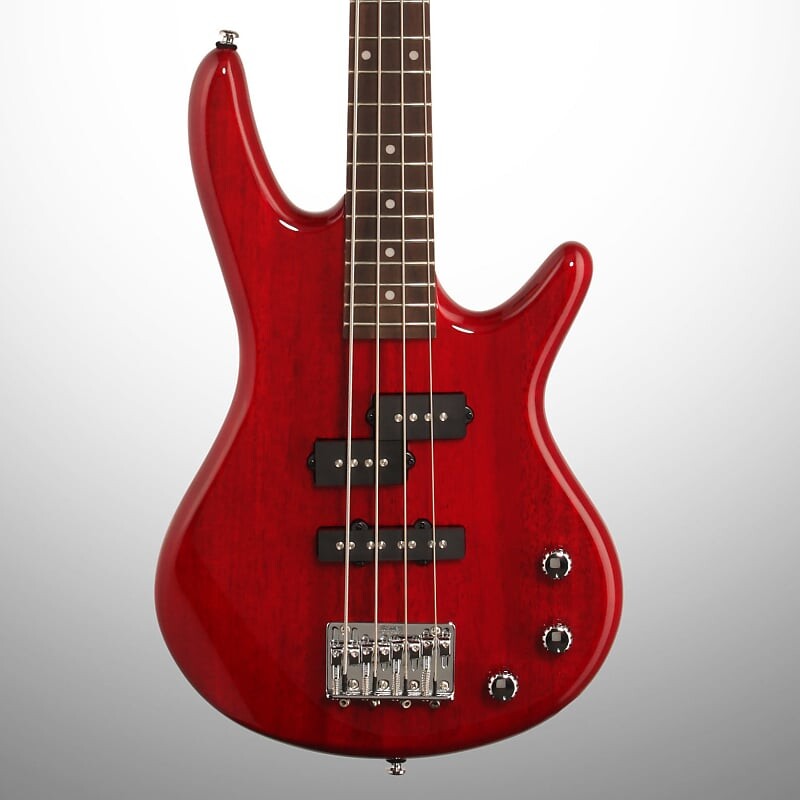 

Ibanez GSRM20 Mikro Electric Bass, прозрачный красный GSRM20TR