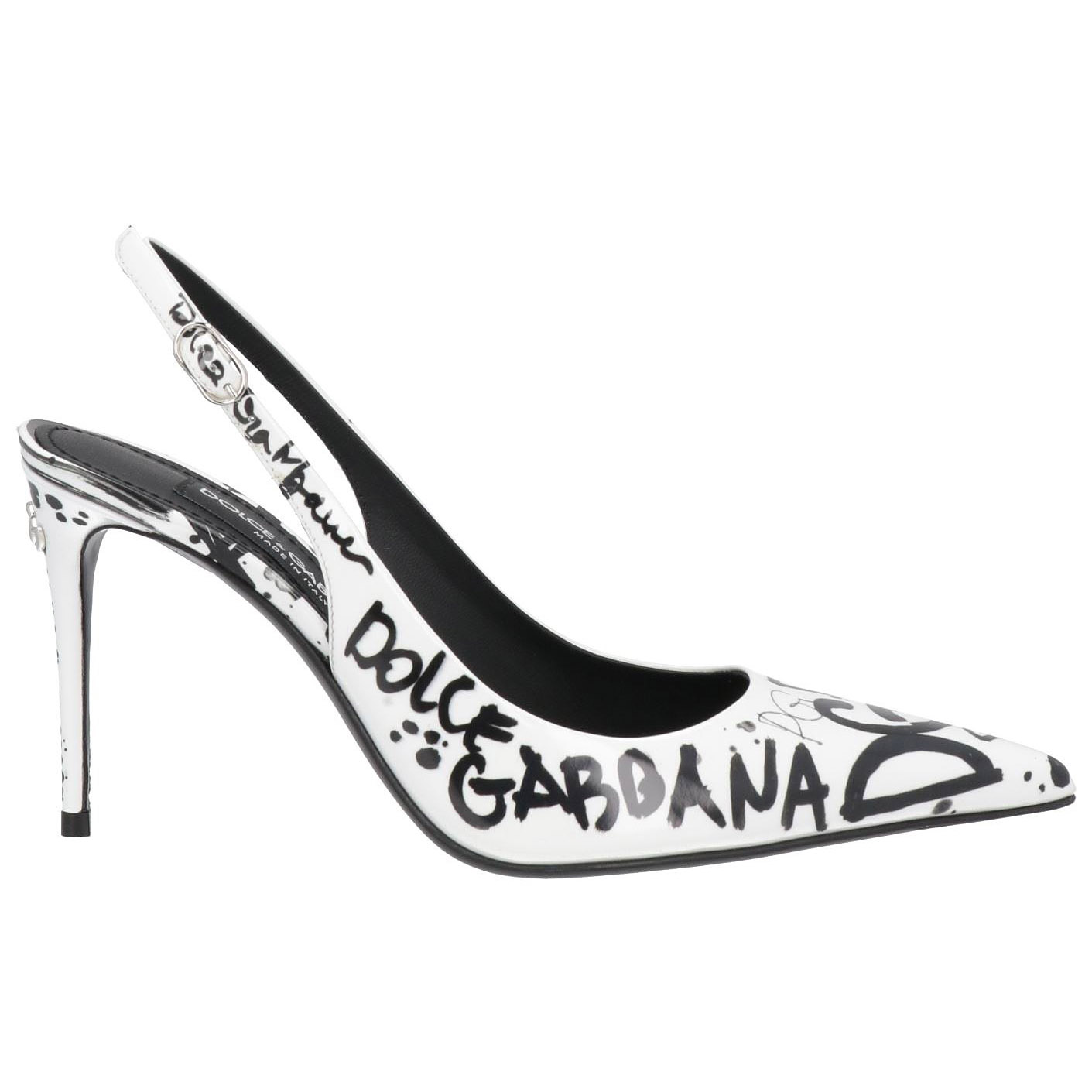 Туфли Dolce & Gabbana, белый/черный