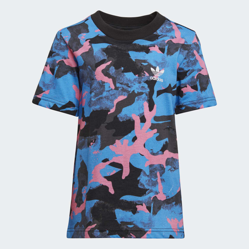 

Футболка adidas Allover Print Camo, мультиколор