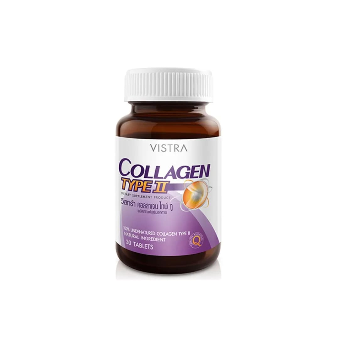 Коллаген II типа (UC-II) Vistra, 30 таблеток uc ii now foods добавка для здоровья суставов неденатурированный коллаген типа ii