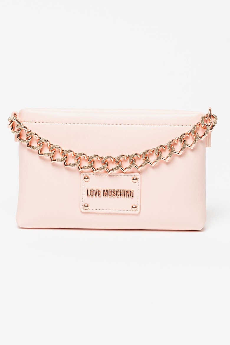 

Сумка через плечо с цепочкой Love Moschino, оранжевый