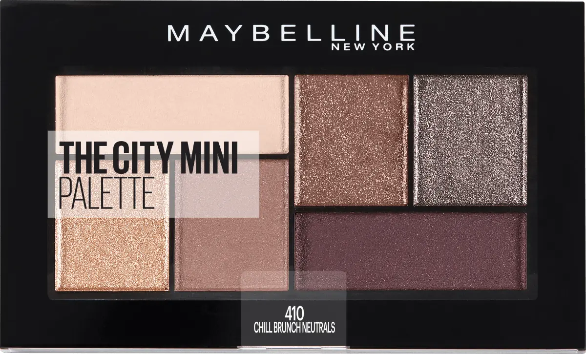 

Палитра теней для век Mini The City 410 Chill Brunch Neutrals 6 г Maybelline New York