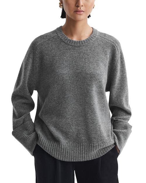 

Свитер Laura с круглым вырезом REISS, цвет Gray