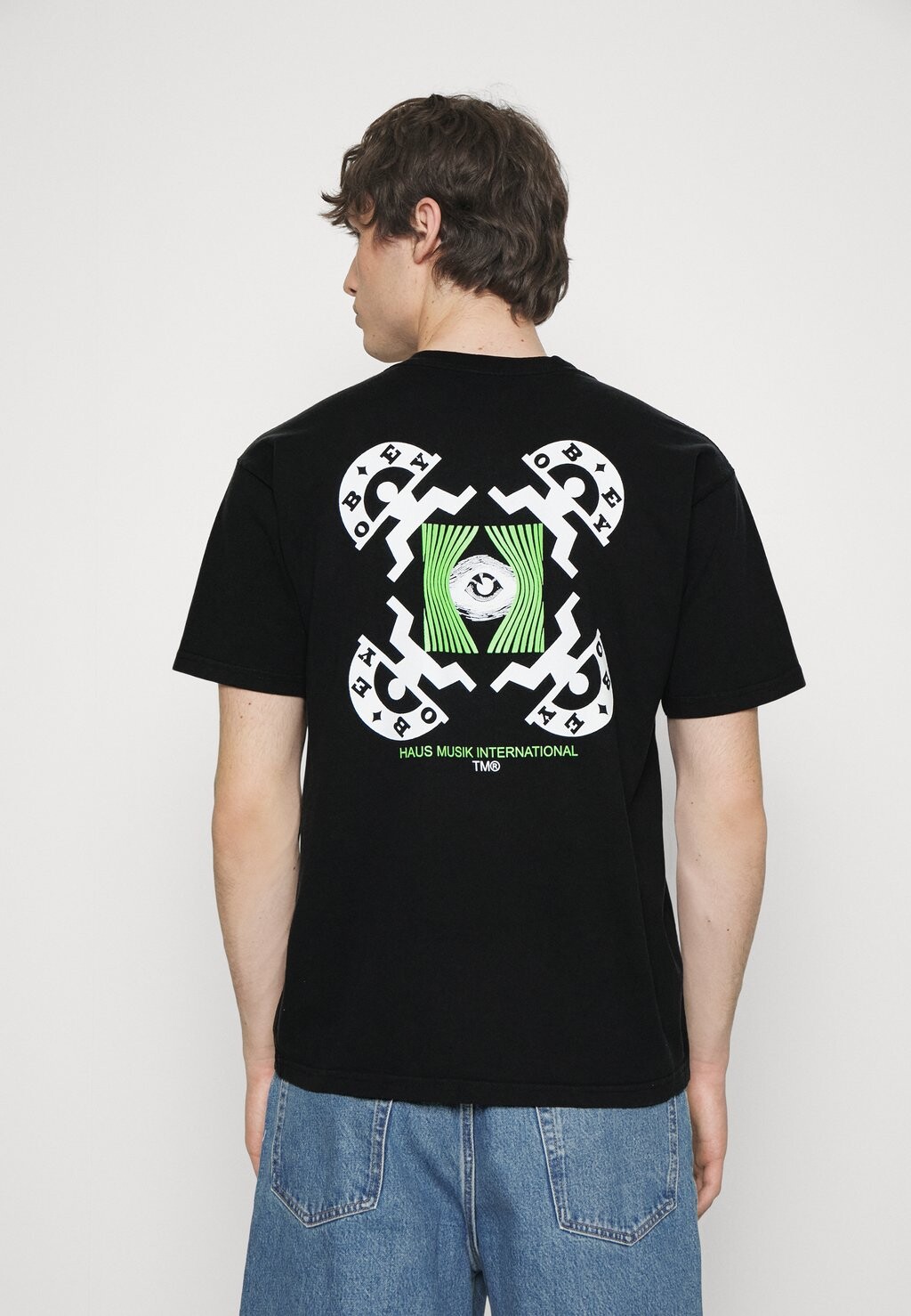 

Футболка с принтом Obey Clothing, черный
