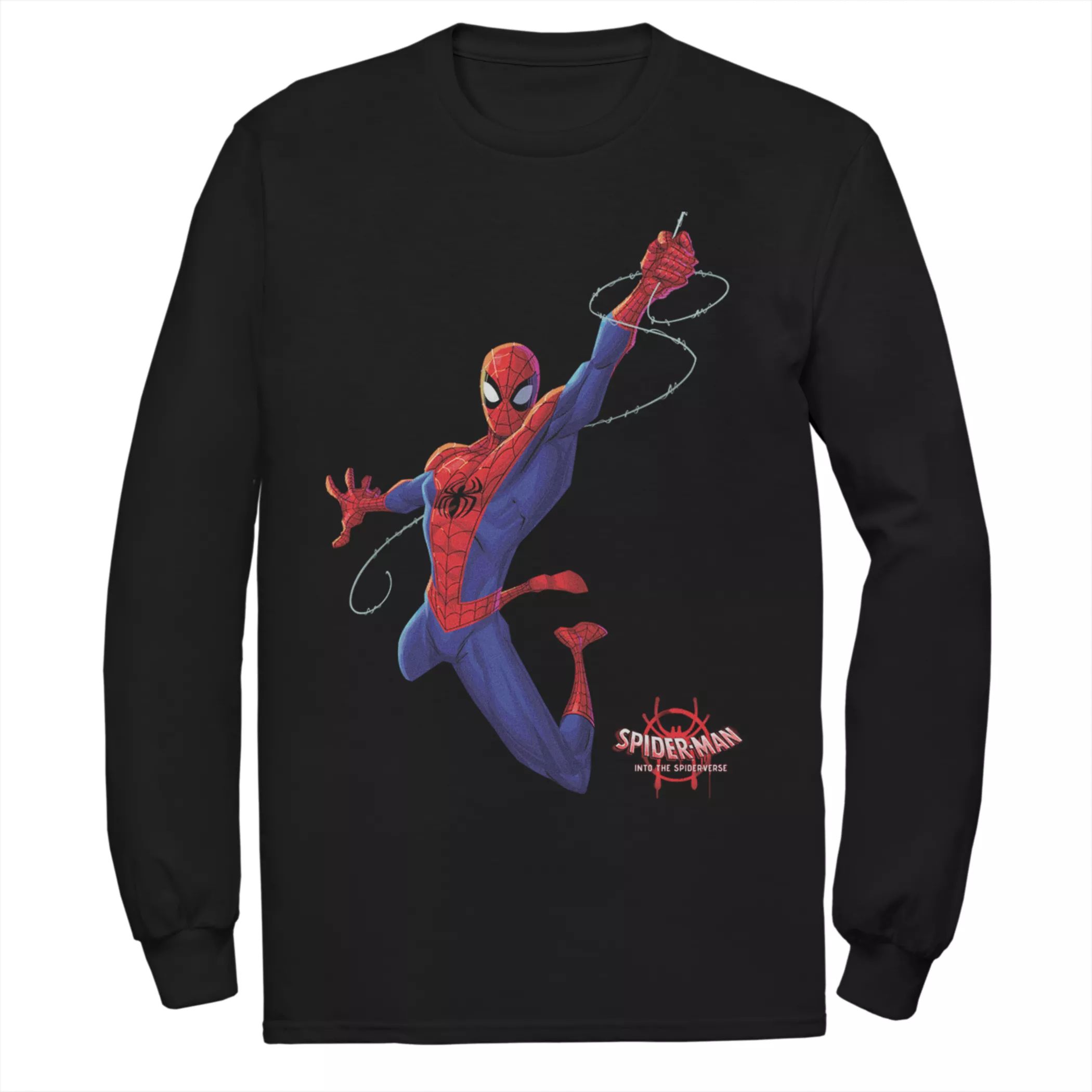 Мужская футболка Marvel Spider-Verse Real Spider-Man Licensed Character