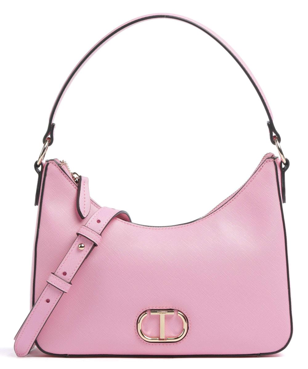 Сумка-ведро Saffiano из искусственной кожи Twinset, розовый сумка ведро из кожи andie 19 единый размер розовый