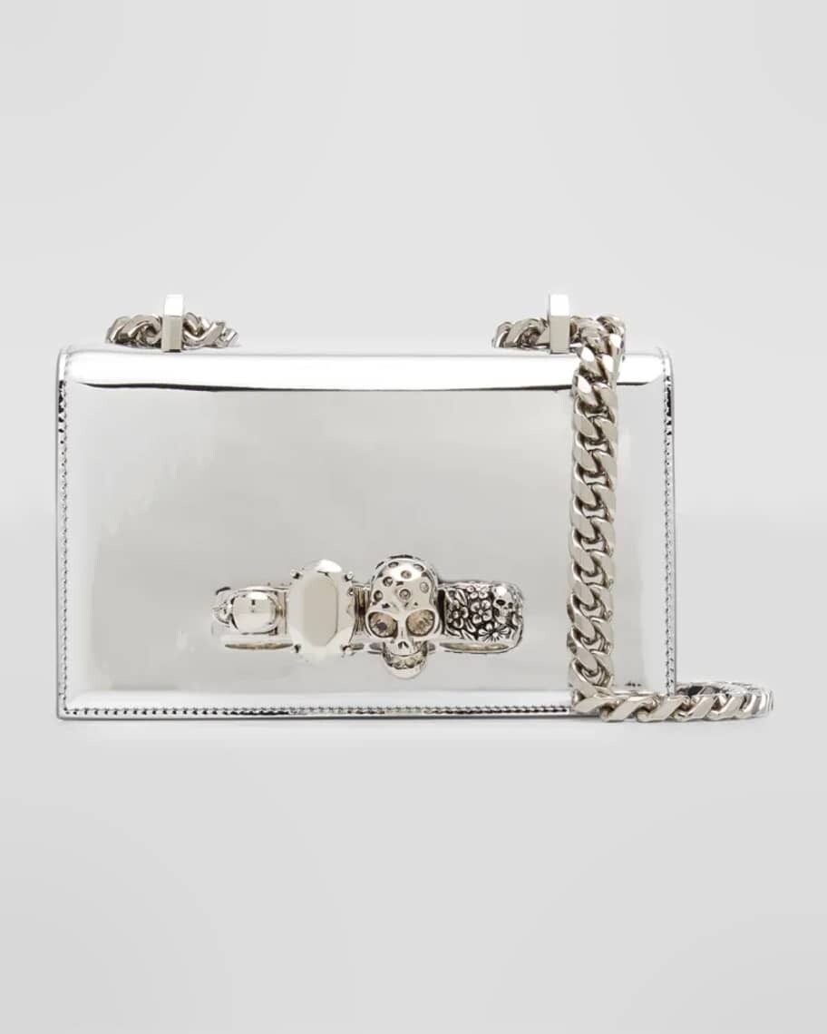 

Металлическая сумка-портфель Mini Skull Jewel Alexander McQueen