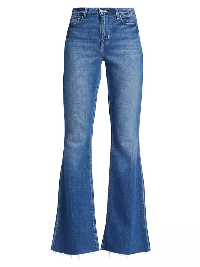 Расклешенные джинсы Sera L'Agence, цвет bordello