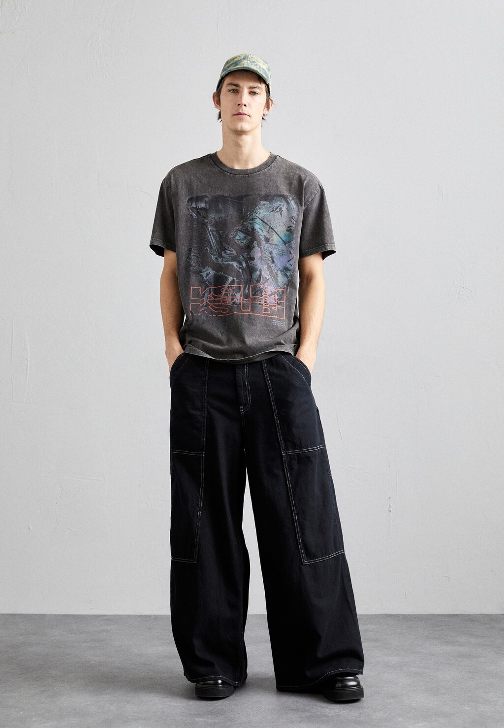 

Футболка с принтом SUPER JUICE BIGGIE TEE SUN FADE Ksubi, цвет black