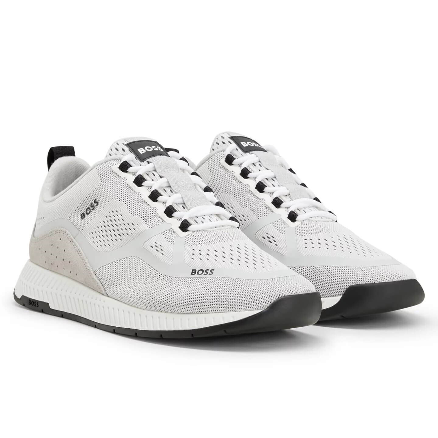 

Кроссовки Boss Mesh Lace-Up, белый