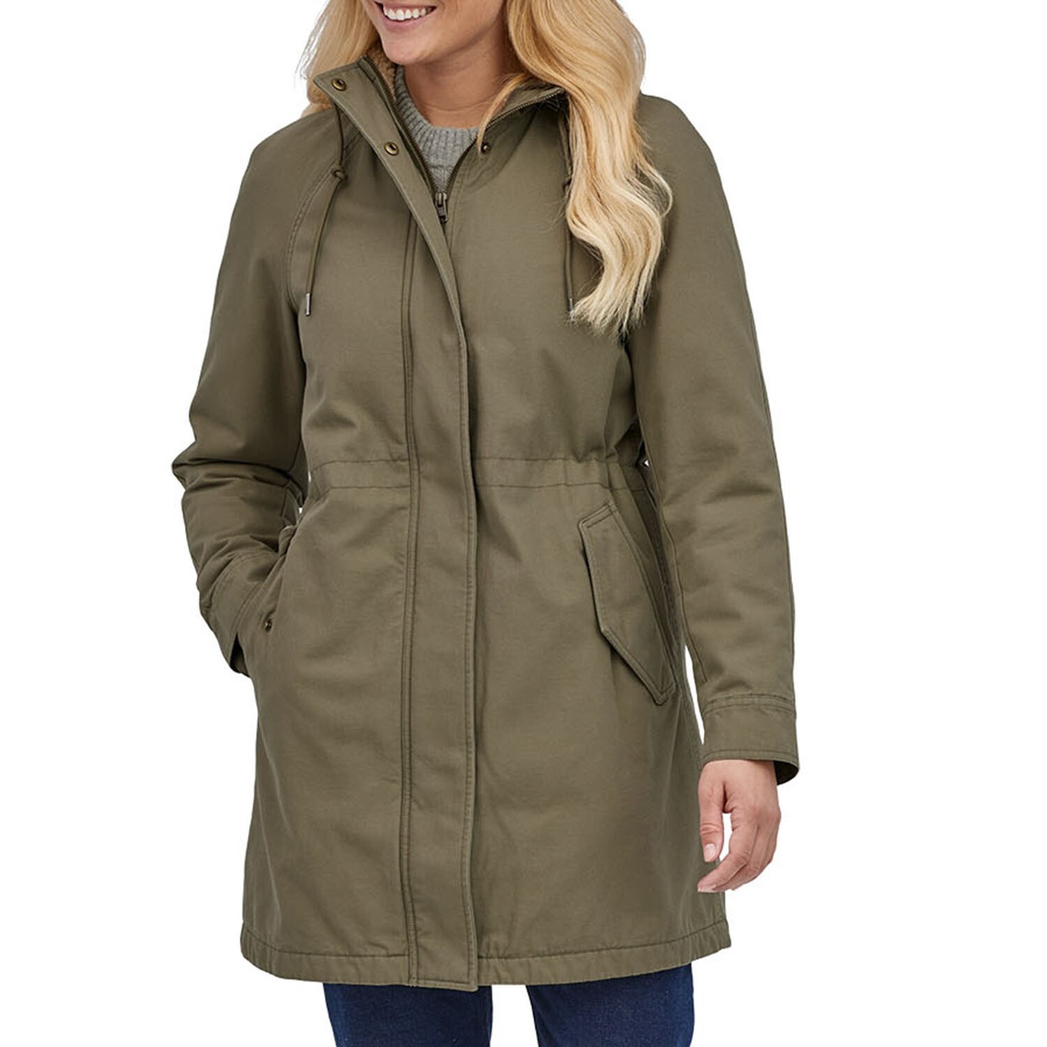 

Patagonia Insulated Prairie Dawn Parka - женская, хаки