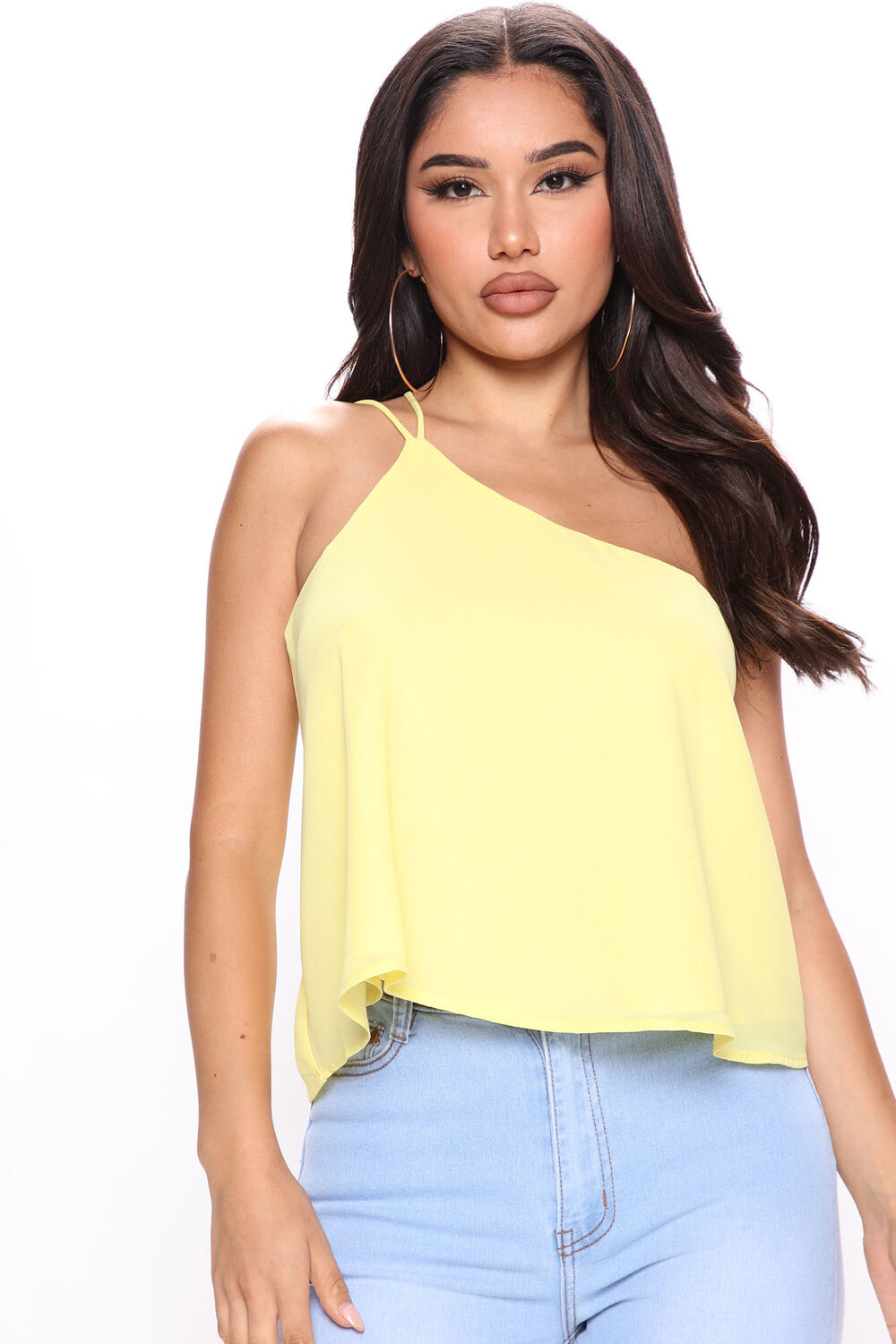 

Топ Fashion Nova FS22E541, желтый