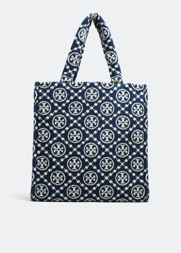 

Сумка-тоут TORY BURCH T Monogram terry tote bag, синий