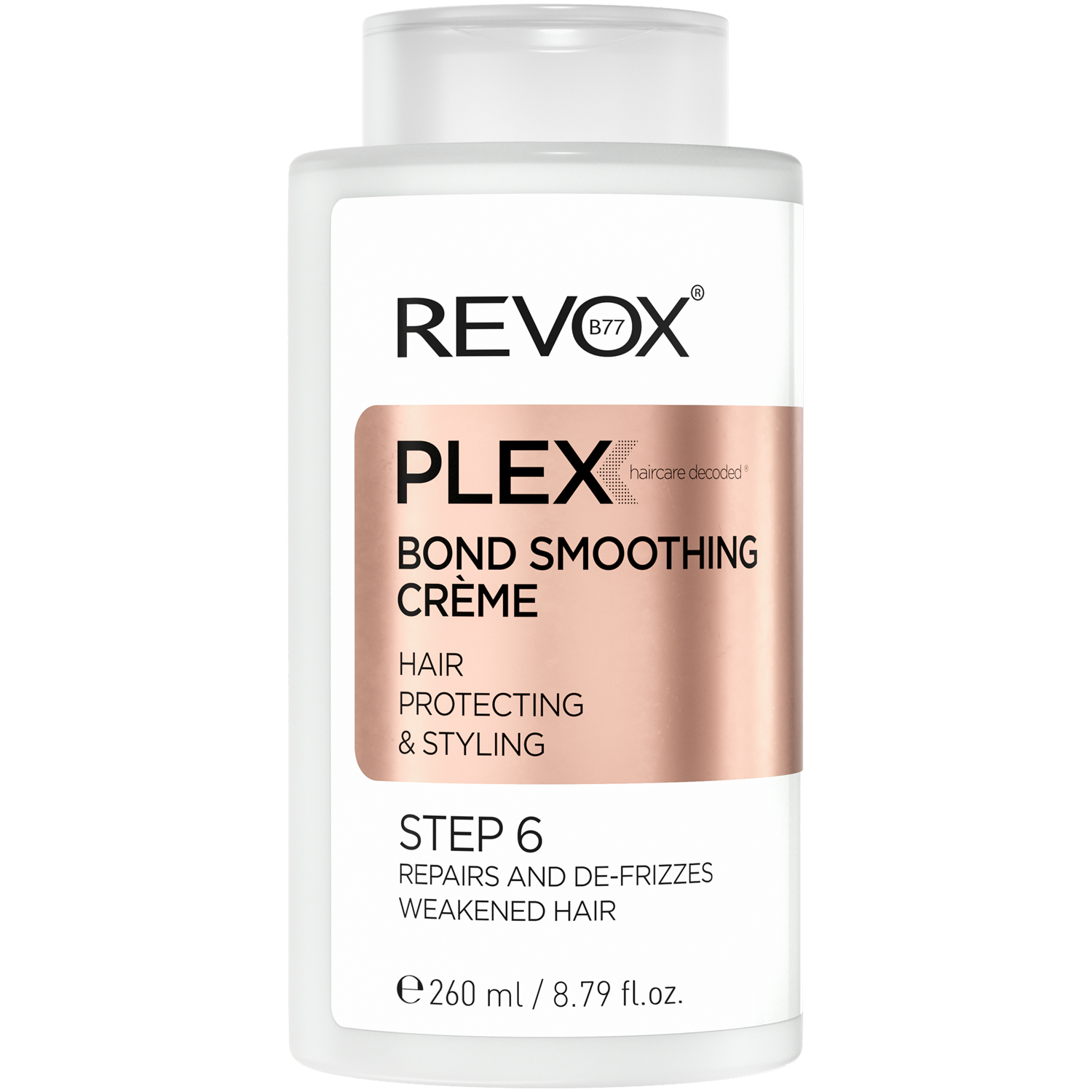 Revox Plex Bond Smoothing Crème Step 6 разглаживающий крем для волос, 260 мл