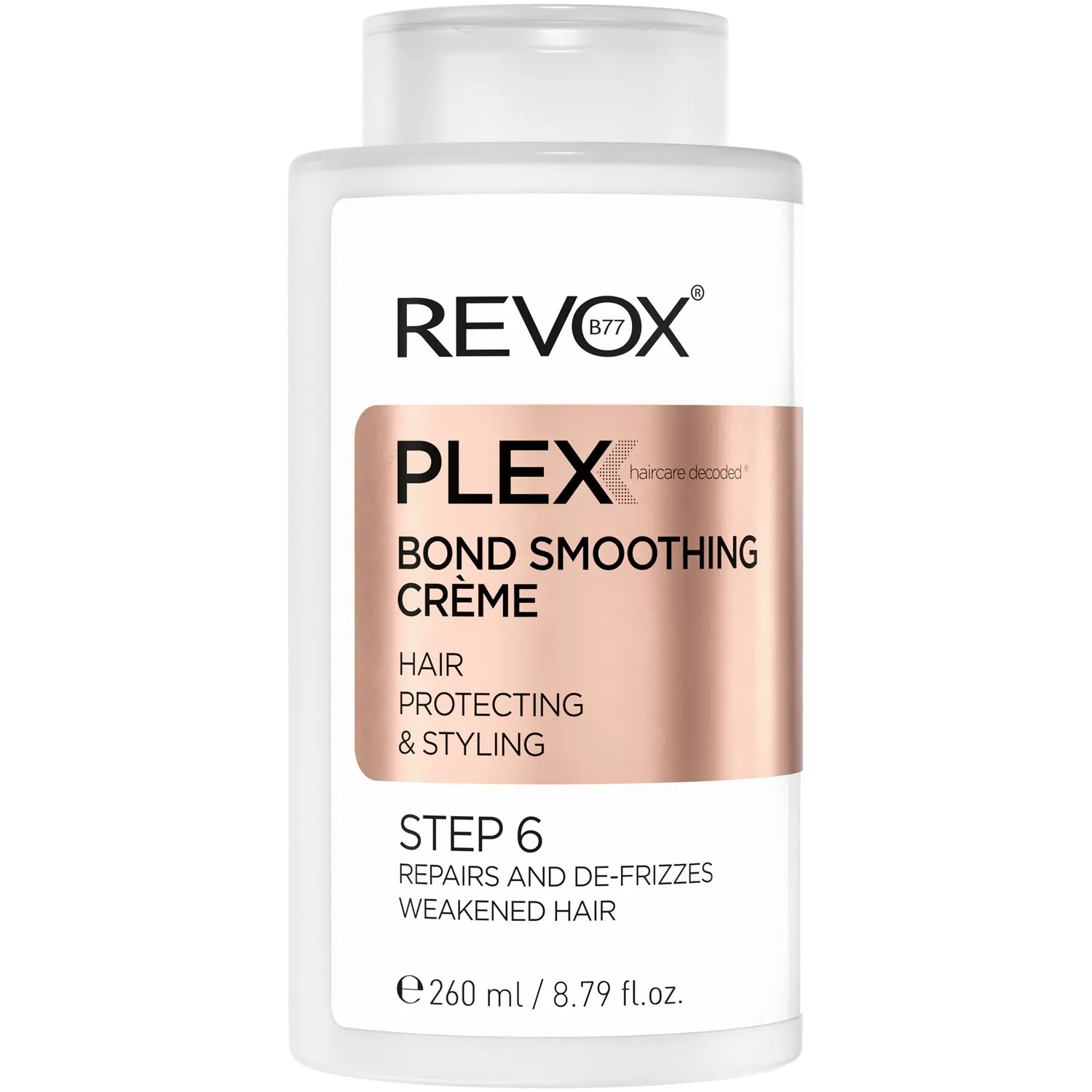 

Revox Plex Bond Smoothing Crème Step 6 разглаживающий крем для волос, 260 мл