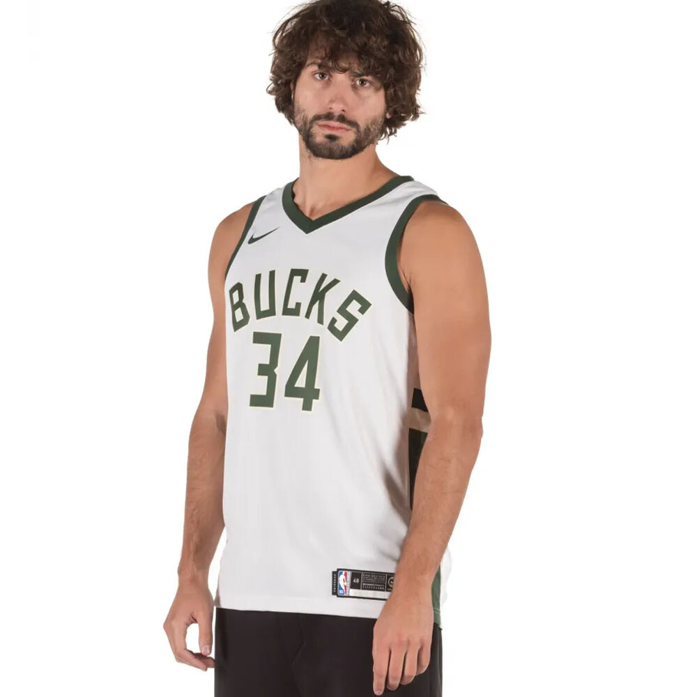 

Майка Nike Milwaukee Bucks, белый