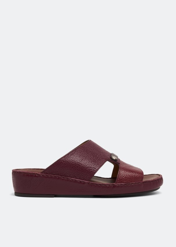 Сандалии LAGGAR Round Strap sandals, бордовый