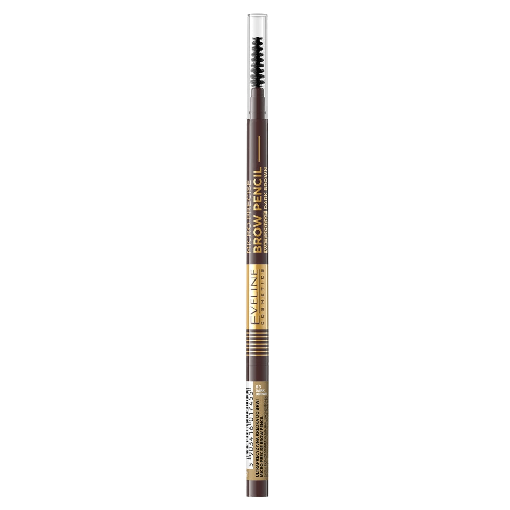 Eveline Cosmetics Micro Precise Brow Pencil Сверхточный карандаш для бровей 03 Темно-коричневый