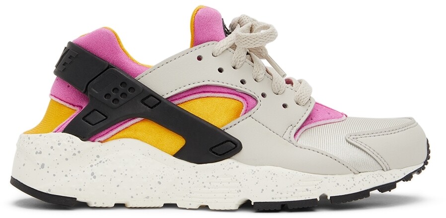 

Детские серо-розовые кроссовки Huarache Run Big Kids Nike