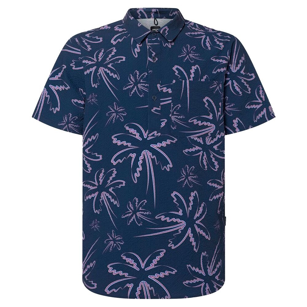 

Рубашка с коротким рукавом Oakley Deco Palms RC Button Down, синий