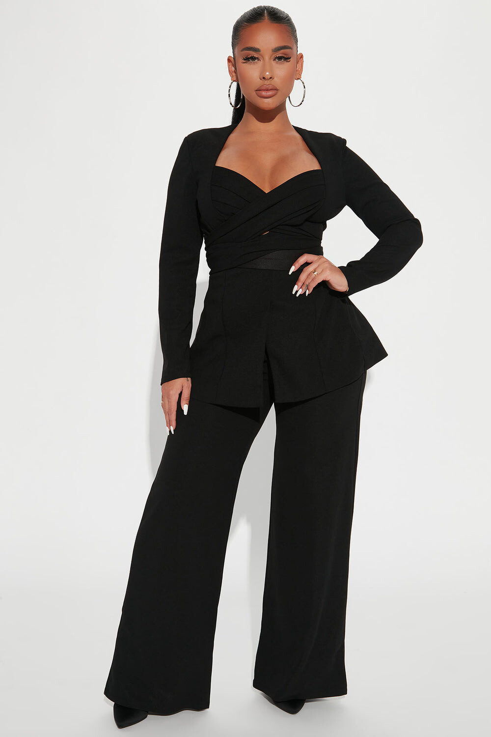 

Блейзер Fashion Nova IST5044, черный