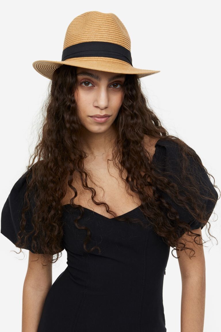 

Соломенная шляпа H&M, бежевый
