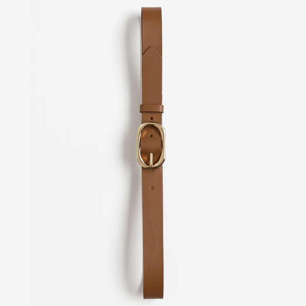 

Ремень H&M Leather, коричневый