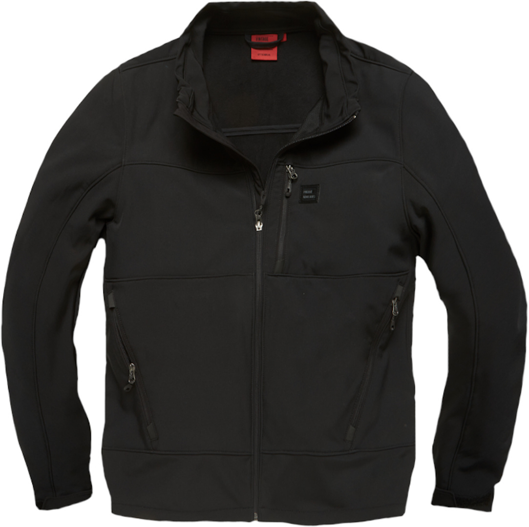 Куртка Vintage Industries Renzo, черная куртка renzo softshell vintage industries черный