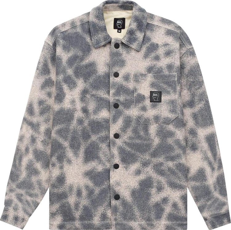 

Рубашка Brain Dead Fireworks Yarn Dyed Flannel Shirt 'Slate Blue', синий