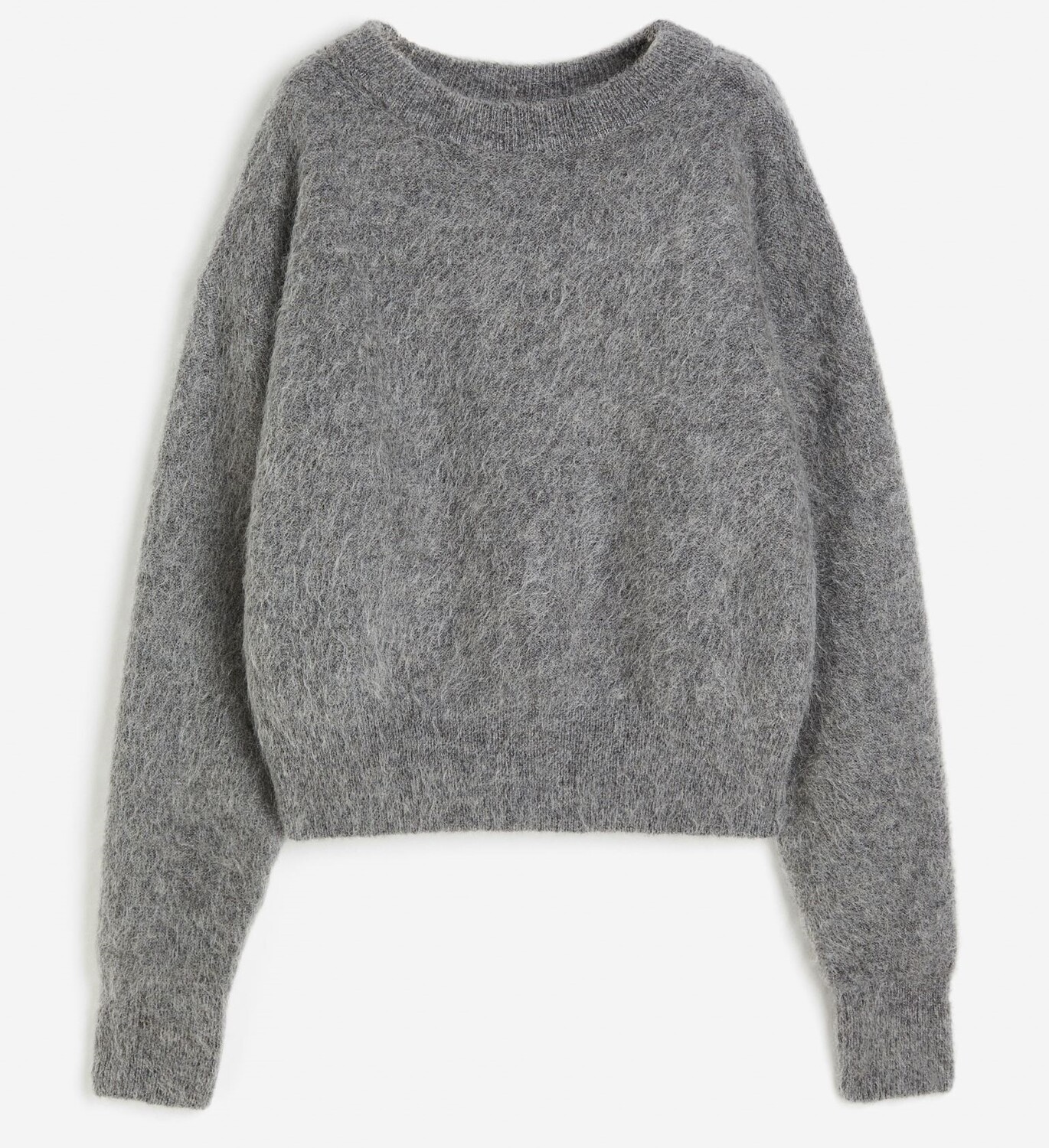 

Джемпер H&M Oversized Mohair-blend, серый