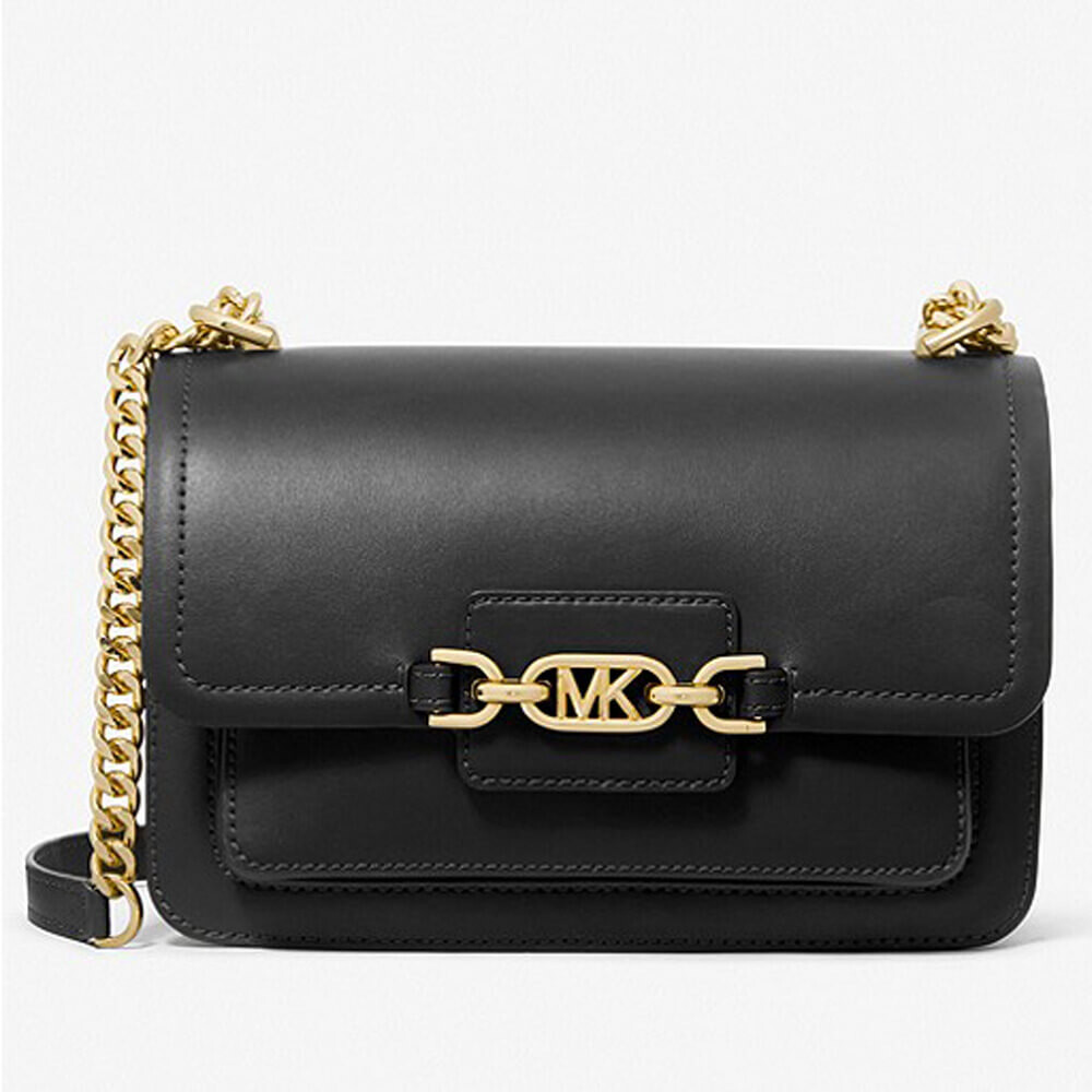 

Сумка кросс-боди Michael Michael Kors Heather Large Leather, черный