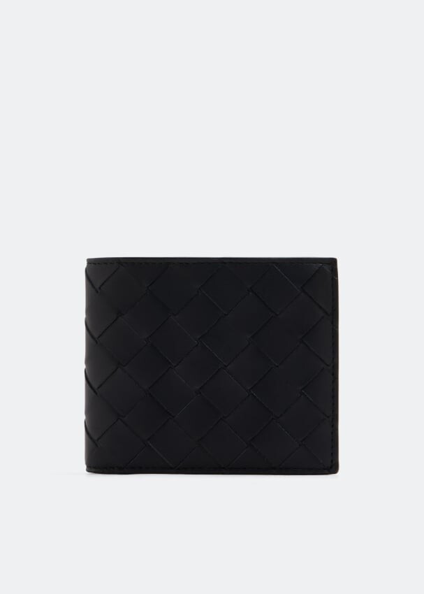

Кошелек BOTTEGA VENETA Intrecciato bi-fold wallet, черный